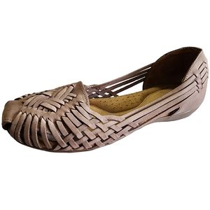 Natural Soul Huarache Beige Sandals - 8.5M